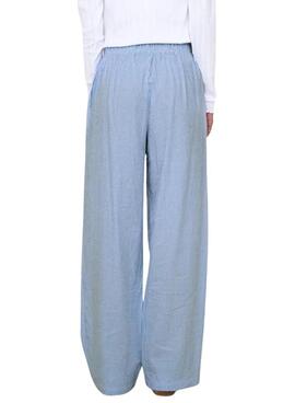 Pantalons Only Augusta bleu pour femme