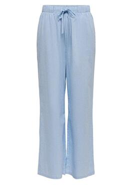 Pantalons Only Augusta bleu pour femme