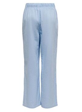 Pantalons Only Augusta bleu pour femme