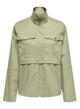 Veste de chasse Only Lisa verte pour femme