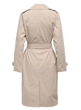 Trench-coat Only Leja beige pour femme
