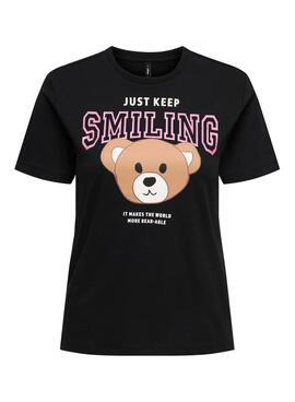 T-shirt Only Ketty noir pour femme