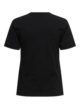 T-shirt Only Ketty noir pour femme