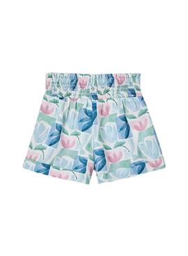 Shorts Mayoral imprimé de fleurs géométriques multicolores