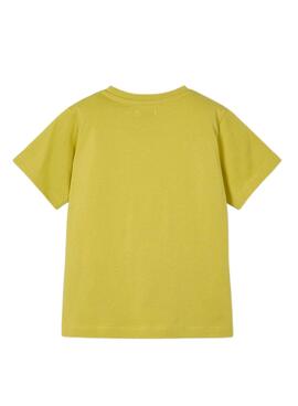 T-shirt Mayoral Lenticular jaune pour garçon