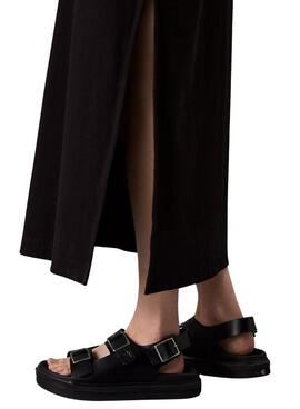 Robe Calvin Klein Jeans Monologue noire pour femme