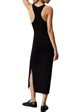 Robe Calvin Klein Jeans Placed noire pour femme