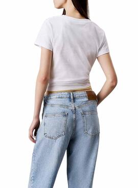 T-shirt Calvin Klein Jeans Gradient blanc pour femme
