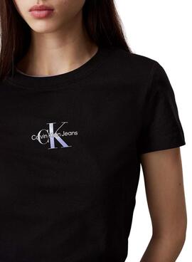 T-shirt Calvin Klein Jeans Gradient noir pour femme