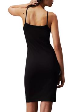Robe Calvin Klein Jeans Strappy noire pour femme