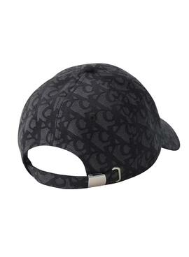 Casquette Calvin Klein Jeans Monogramme noir et gris pour femme