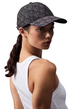 Casquette Calvin Klein Jeans Monogramme noir et gris pour femme