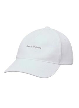 Casquette Calvin Klein Jeans imprimée blanche pour femme