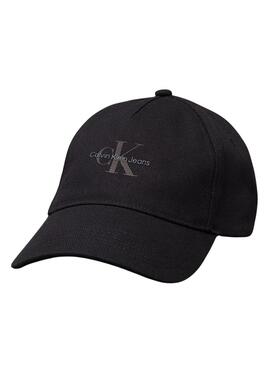 Casquette Calvin Klein Jeans imprimée noire pour femme