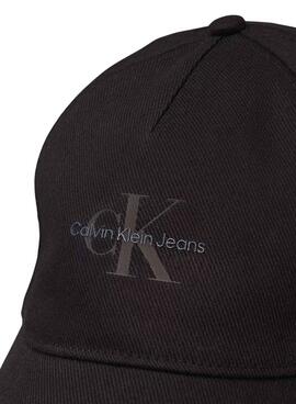 Casquette Calvin Klein Jeans imprimée noire pour femme