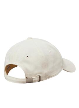 Casquette Calvin Klein Jeans Monogramme blanc cassé pour femme