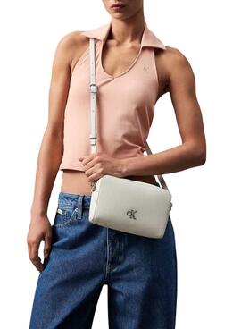 Sac en bandoulière Calvin Klein Jeans Camera blanc pour femme