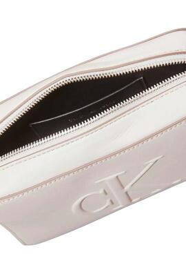 Sac Calvin Klein Jeans Sculpted Camera blanc pour femme