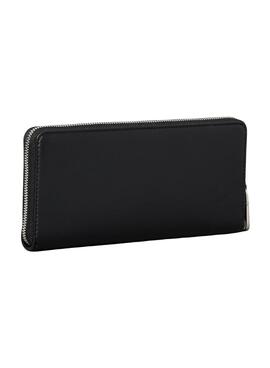 Portefeuille Calvin Klein Jeans Sculpted Zip noir pour femme
