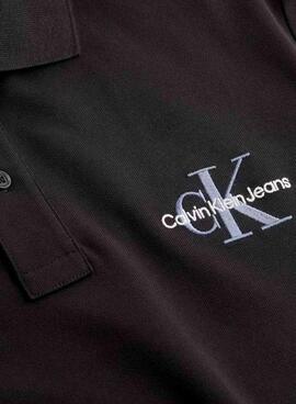 Polo Calvin Klein Jeans Monologue noir pour homme