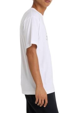 T-shirt New Balance logo graphique blanc pour homme