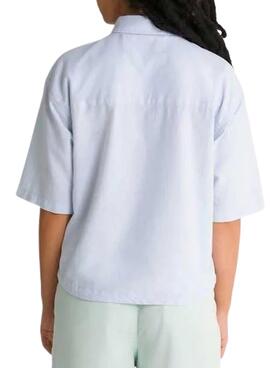 Maillot Vans Mcmillan à rayures turquoise pour homme
