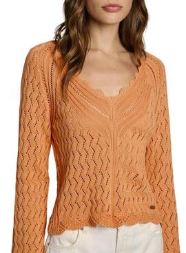 Maillot Pepe Jeans Olya orange pour femme
