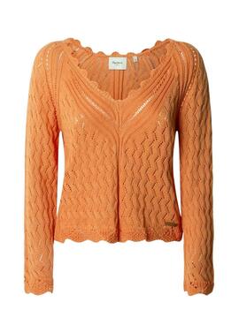 Maillot Pepe Jeans Olya orange pour femme