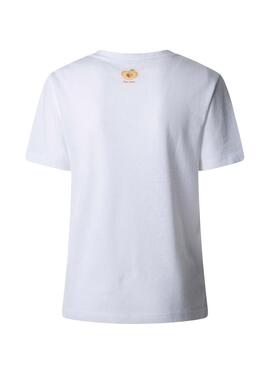 T-shirt Pepe Jeans Viola blanc pour femme