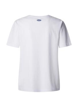 T-shirt Pepe Jeans Venusa blanc pour femme
