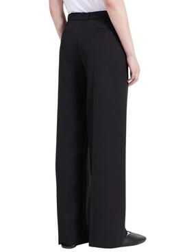 Pantalon Naf Naf en rayón noir pour femme