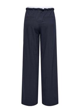 Pantalon Only Nela bleu marine pour femme