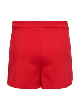 Jupe culotte Only Nemy rouge pour femme