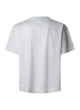 T-shirt Pepe Jeans Duster blanc pour homme