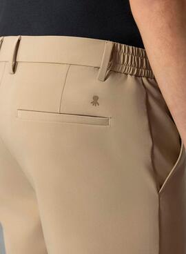Pantalon technique El Pulpo beige ultra-léger pour homme