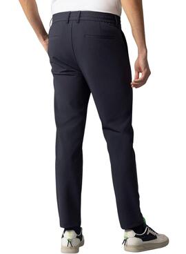 Pantalon technique El Pulpo ultra léger à lacets marine pour homme