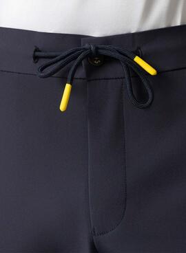 Pantalon technique El Pulpo ultra léger à lacets marine pour homme