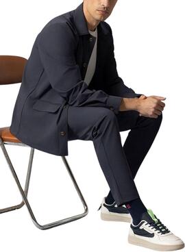 Pantalon technique El Pulpo ultra léger à lacets marine pour homme
