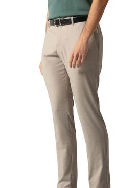 Pantalon de costume El Pulpo microdessin sable pour homme