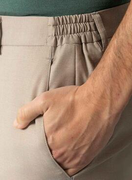 Pantalon de costume El Pulpo microdessin sable pour homme
