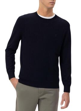 Pull El Pulpo Logo Basique Marine pour Homme