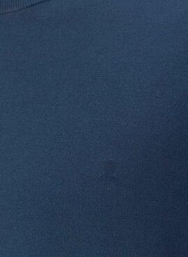 Pull El Pulpo Logo Basique Bleu pour Homme