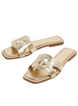 Sandales Pepe Jeans Frida soft en doré pour femme