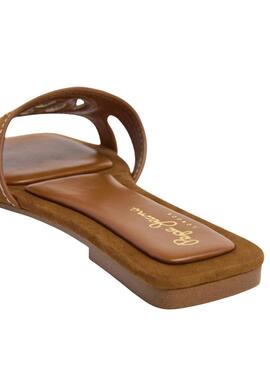 Sandales Pepe Jeans Frida Soft marron pour femme
