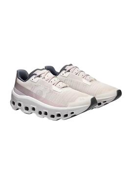 Baskets On Running Cloudmonster Void Beige pour Femme