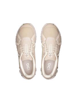 Baskets On Running Cloud 6 Beige pour Femme