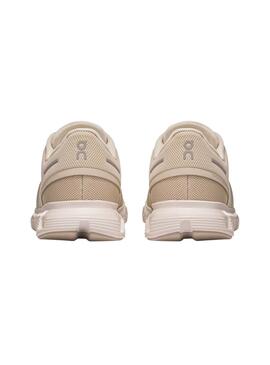 Baskets On Running Cloud 6 Beige pour Femme