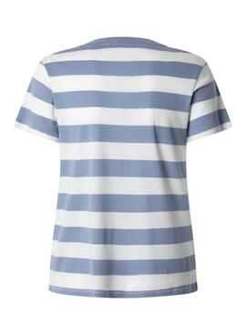 T-shirt Pepe Jeans Jinx bleue pour femme