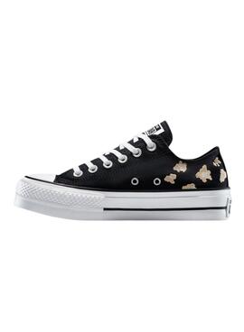 S'il vous plaît, rendez-moi simplement la traduction en français de ceci : Baskets Converse Chuck Taylor All Star Plateforme Animal Print noir pour femmes