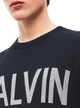 Maillot Calvin Klein Logo Noir de Homme